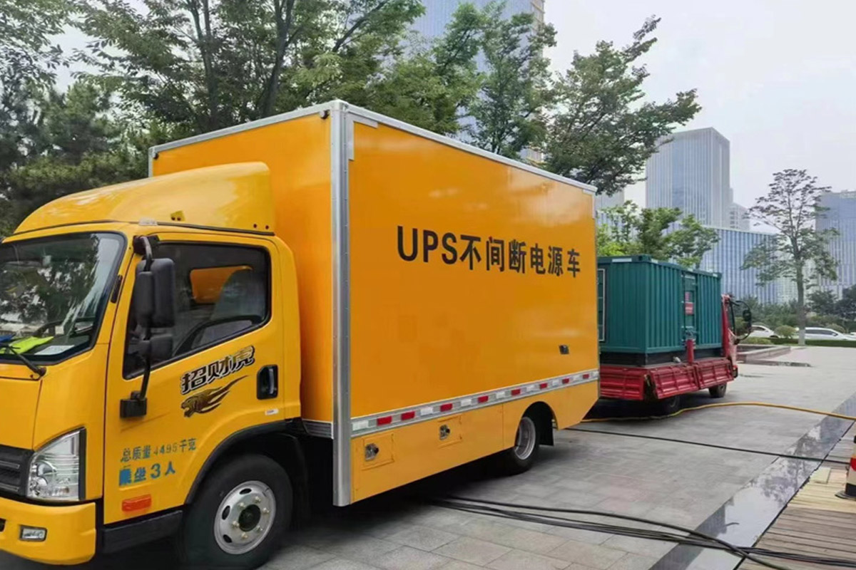 博鳌镇发电机租赁施工现场